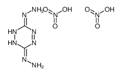 (6-hydrazinyl-1,2,4,5-tetrazin-3-yl)hydrazine,nitric acid结构式