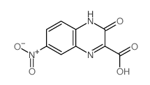 7-硝基-3-氧代-3,4-二氢-喹噁啉-2-羧酸结构式