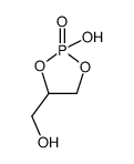 4-hydroxymethyl-2-oxo-2λ5-[1,3,2]dioxaphospholan-2-ol Structure