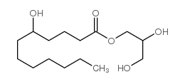 glyceryl 5-hydroxydodecanoate Structure