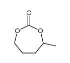 (+/-)-4-methyl-1,3-dioxepan-2-one Structure
