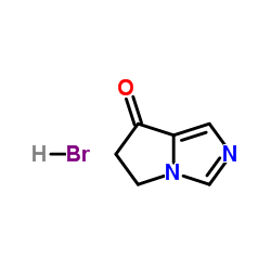 5,6-二氢-7H-吡咯并[1,2-c]咪唑-7-酮氢溴酸结构式