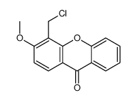 4-(氯甲基)-3-甲氧基-9H-呫吨-9-酮结构式