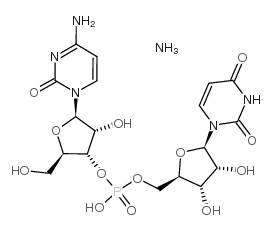 [5-(4-amino-2-oxopyrimidin-1-yl)-4-hydroxy-2-(hydroxymethyl)oxolan-3-yl] [5-(2,4-dioxopyrimidin-1-yl)-3,4-dihydroxyoxolan-2-yl]methyl hydrogen phosphate,azane Structure