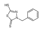 3-benzyl-1,3,4-thiadiazolidine-2,5-dithione Structure
