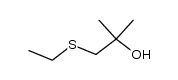 1-ethylsulfanyl-2-methyl-propan-2-ol Structure