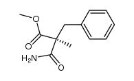 (2S)-methyl 2-carbamoyl-2-methyl-3-phenylpropanoate Structure