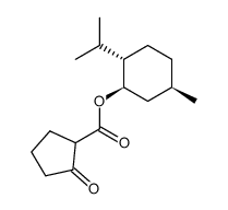 (-)-menthyl 2-oxocyclopentane-1-carboxylate Structure