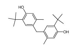 4,4'-methylenebis(6-tert-butyl-m-cresol)结构式