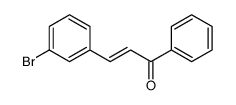 3-(3-bromophenyl)-1-phenylprop-2-en-1-one结构式