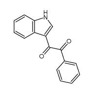 1-(1H-indol-3-yl)-2-phenylethane-1,2-dione结构式