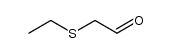 ethylsulfanyl-acetaldehyde Structure