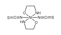 bis(2-aminoethanol)nickel(II) diisothiyocyanate结构式