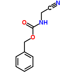 N-(苄氧羰基)氨基乙腈结构式