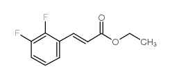 2,3-二氟肉桂酸乙酯结构式