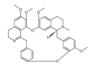 3',4'-dihydrostephasubine结构式