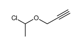α-chloroethyl propargyl ether结构式