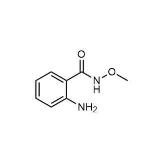 2-氨基-N-甲氧基苯甲酰胺结构式