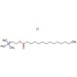 氯化肉豆蔻酰胆碱结构式