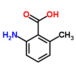 2-氨基-6-甲基苯甲酸结构式