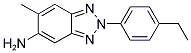 2-(4-乙基-苯基)-6-甲基-2H-苯并三唑-5-基胺结构式