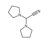 Bis(1-pyrrolidinyl)acetonitril结构式