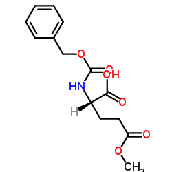 N-苄氧羰基-L-谷氨酸- 5-甲酯结构式