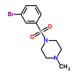 1-[(3-Bromophenyl)sulfonyl]-4-methylpiperazine picture