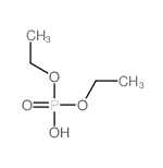 Phosphoric acid,diethyl ester, lithium salt (9CI) Structure