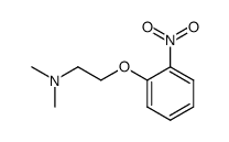 N,N-dimethyl-2-(2-nitrophenoxy)ethan-1-amine结构式