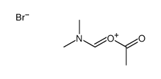 acetyloxymethylidene(dimethyl)azanium,bromide Structure
