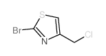 2-溴-4-(氯甲基)噻唑结构式