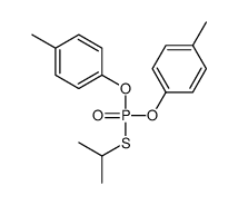 1-methyl-4-[(4-methylphenoxy)-propan-2-ylsulfanylphosphoryl]oxybenzene结构式