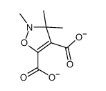 2,3,3-trimethyl-1,2-oxazole-4,5-dicarboxylate结构式