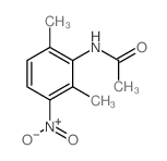 N-(2,6-dimethyl-3-nitro-phenyl)acetamide结构式