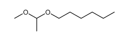 acetaldehyde methyl hexyl acetal Structure