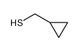 cyclopropylmethanethiol Structure