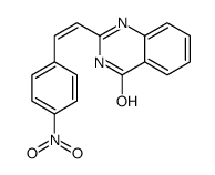 2-[2-(4-nitrophenyl)ethenyl]-1H-quinazolin-4-one Structure