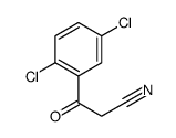 2,5-二氯苯甲酰基乙腈结构式