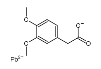 (3,4-dimethoxy-phenyl)-acetic acid , lead (II)-salt Structure