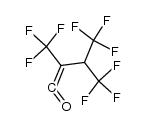 trifluoromethyl-(2,2,2-trifluoro-1-trifluoromethyl-ethyl)-ketene结构式
