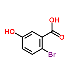 2-溴-5-羟基苯甲酸结构式