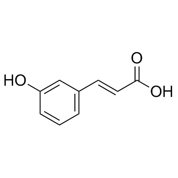 3-Hydroxycinnamic acid structure