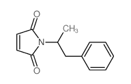 1-(1-phenylpropan-2-yl)pyrrole-2,5-dione结构式