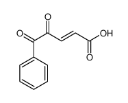 4,5-dioxo-5-phenylpent-2-enoic acid结构式