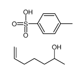 hept-6-en-2-ol,4-methylbenzenesulfonic acid结构式