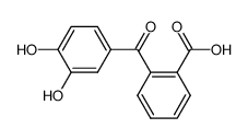 2-(3,4-Dihydroxybenzoyl)benzoic acid结构式