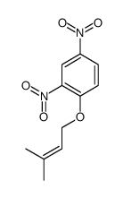1-(3-methylbut-2-enoxy)-2,4-dinitrobenzene Structure