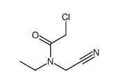 2-chloro-N-(cyanomethyl)-N-ethylacetamide结构式