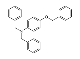 N,N-dibenzyl-4-phenylmethoxyaniline Structure